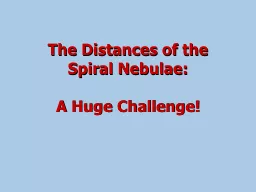 The Distances of the