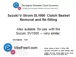 Suzuki V-Strom DL1000 Clutch