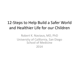 12-Steps to Help Build a Safer World and Healthier Life for