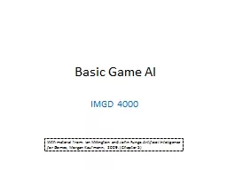 Basic Game AI