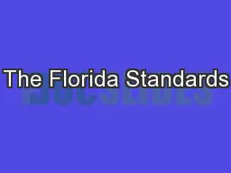 The Florida Standards