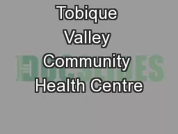 Tobique Valley Community Health Centre