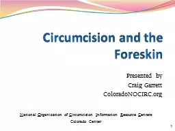 Circumcision and the