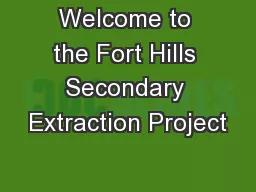 Welcome to the Fort Hills Secondary Extraction Project