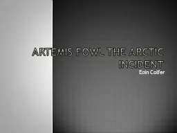 Artemis Fowl The Arctic incident