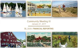 Community Meeting IV