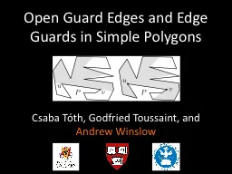 Open Guard Edges and Edge Guards in Simple Polygons