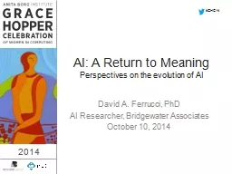 AI: A Return to Meaning