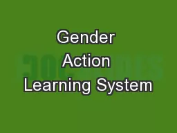 Gender Action Learning System