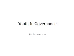 Youth in Governance