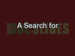 A Search for