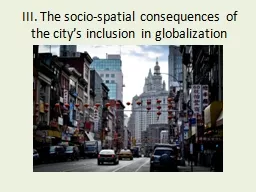 III. The socio-spatial