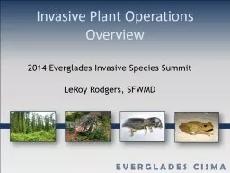 Invasive Plant Operations Overview