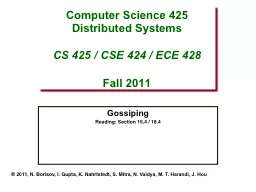 Computer Science 425