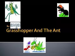 Grasshopper And The Ant