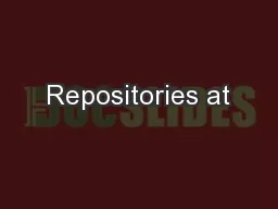 Repositories at