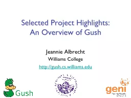 Selected Project Highlights