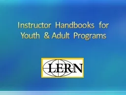 Instructor Handbooks for