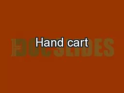 Hand cart