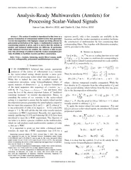IEEE SIGNAL PROCESSING LETTERS VOL