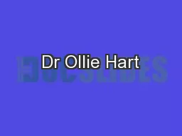 Dr Ollie Hart