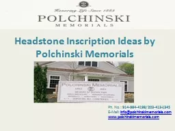 Headstone Inscription Ideas by Polchinski Memorials