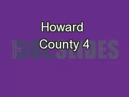 Howard County 4