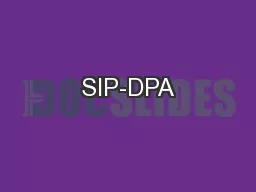 SIP-DPA