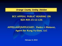 BCC APPEAL PUBLIC HEARING ON