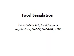 Food Legislation