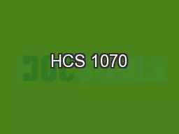 HCS 1070
