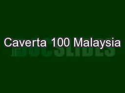 Caverta 100 Malaysia