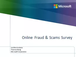 Online Fraud & Scams Survey