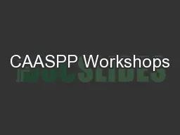 CAASPP Workshops