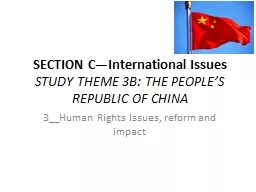 SECTION C—International Issues