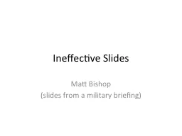 Ineffective Slides