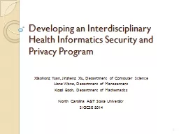 Developing an Interdisciplinary Health Informatics Security