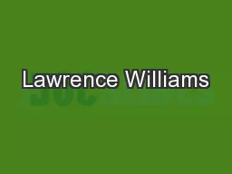 Lawrence Williams