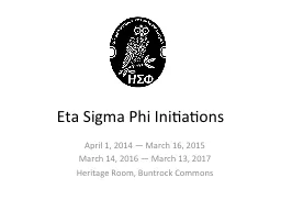 Eta Sigma Phi Initiations
