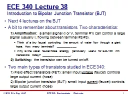 ECE 340 Lecture