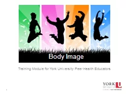 Training Module for York University Peer Health Educators