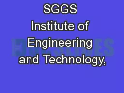 SGGS Institute of Engineering and Technology,