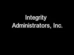 Integrity Administrators, Inc.