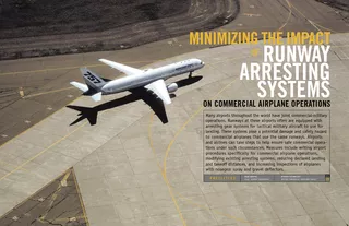 MINIMIZING THE IMPACT RUNWAY ARRESTING SYSTEMS ON COMM