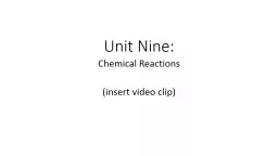 Unit Nine: