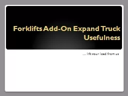 Forklifts Add-On Expand
