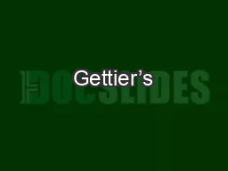 Gettier’s