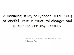 A modeling study of Typhoon