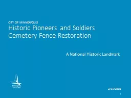 Historic Pioneers and Soldiers Cemetery Fence Restoration