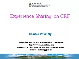 Experience Sharing on CRF